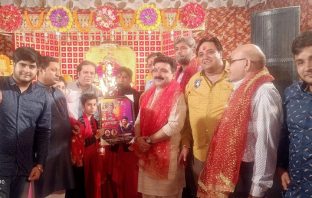 खोसला परिवार ने करवाया बसंत एवेन्यू में करवाया भगवती जागरण