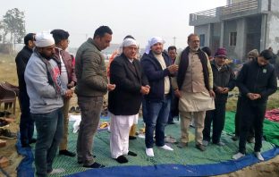 मां चिंतपूर्णी जी के पिंडी स्वरूप मंदिर का नींव पत्थर रखा