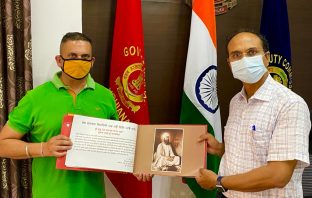 DEPUTY COMMISSIONER LUDHIANA LAUNCED COFFEE TABLE BOOK DEPICTING SPIRITUAL JOURNEY OF GURU TEG BAHADUR SAHIB”, COMPILED BY HIGH COURT LAWYER HARPREET SANDHU