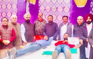 ब्लड सेवा टीम व लुधियाना यूथ फेडरेशन ने शहीदी पर्व को समर्पित शिविर में 124 लोगो ने किया रक्तदान