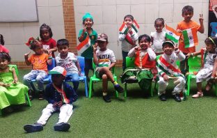 लंदन किड्स प्रीस्कूल यूके इंटरनेशनल कॉन्सेप्ट ने मनाया गया 75वा स्वतंत्रता दिवस