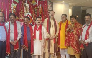 मल्होत्रा परिवार ने माँ चिंतपूर्णी धाम हिमाचल में करवाया भगवती जागरण